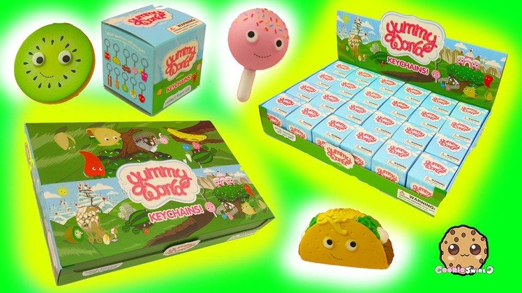 Full Box Of Yummy World Surprise Blind Bag Boxes of Keychain Cute Foods Cookieswirlc