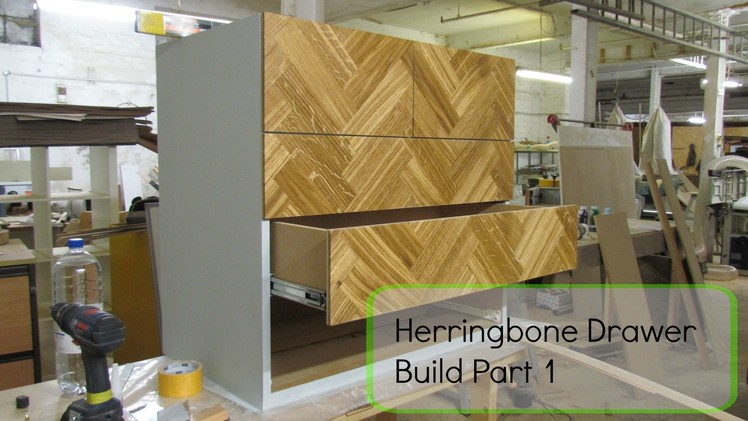 Herringbone drawer build part 1