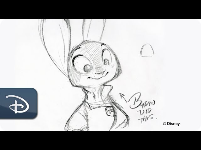 How-To Draw Judy Hopps From 'Zootopia' | Disney Parks