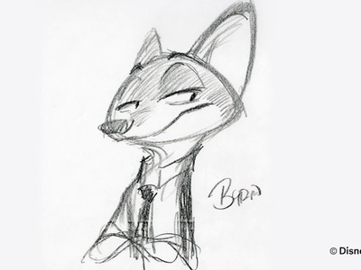 How to Draw Nick Wilde - Zootopia in Theatres Now!