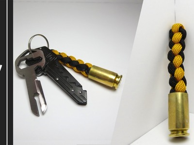 How to make a Paracord Bullet Keychain.Lanyard [UWA ORIGINAL DESIGN]