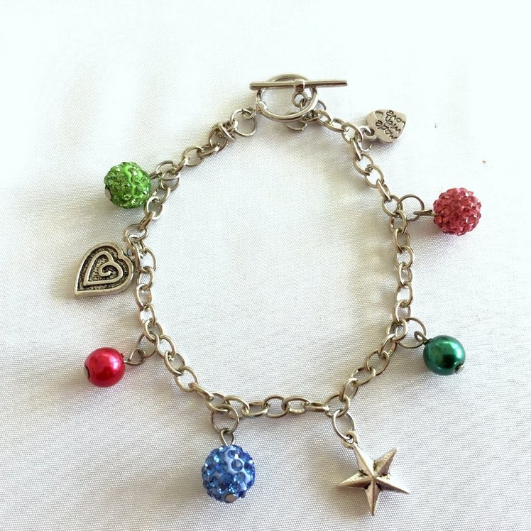 How to make Charms Dangling Bracelet