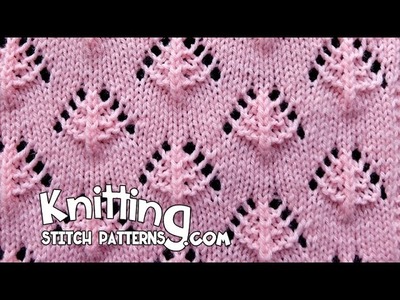 Pine Trees | Lace Knitting Stitch #13