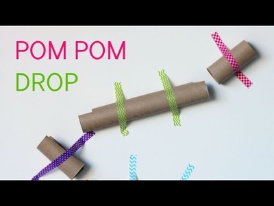 Pom Pom Drop STEM Challenge for Kids