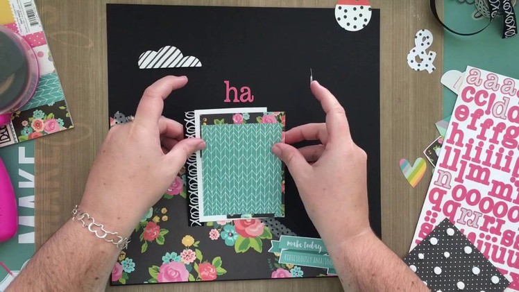 Pure Happiness scrapbooking process video