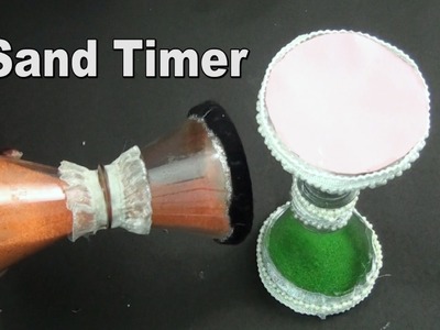 Recycled Plastic Bottle Sand Timer | Best Out Of Waste | JK Arts 965