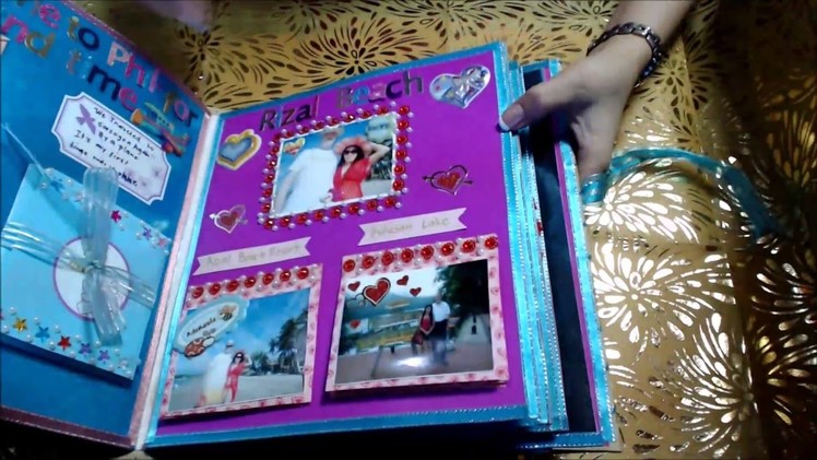 "SCRAPBOOK OF OUR FIRST YEAR JOURNEY 2015"(Valentines Gift) Filipina-American LDR