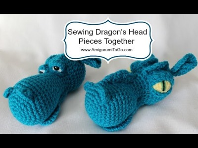 Sewing Dragon's Head Pieces Together