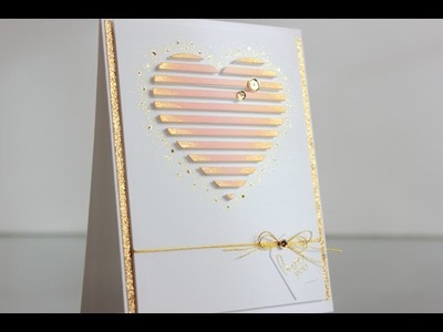 Valentine's card: adding dimension to your die cuts