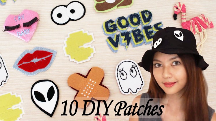 10 DIY Cute Patches with 10 Different Techniques | Pin.Badge.Patch for Clothes | Venezia Lowis