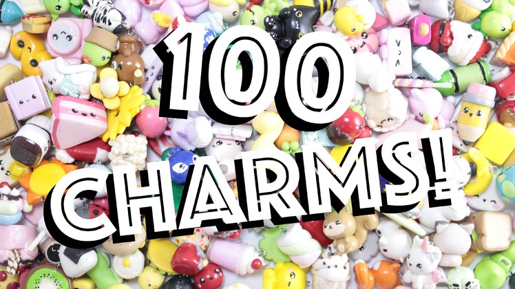 100 CHARMS! - Awesome Polymer Clay Inspiration! -