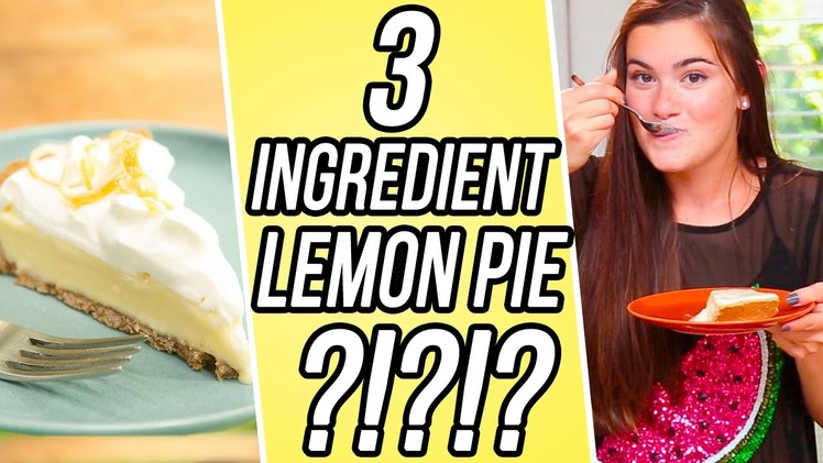 3 Ingredient Lemon Pie! | 3 Items Or Less w. CloeCouture