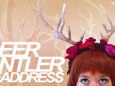 Deer Antler Headdress Tutorial: Cheap and Easy Halloween Costume