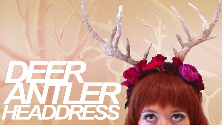 Deer Antler Headdress Tutorial: Cheap and Easy Halloween Costume