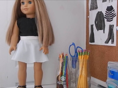 DIY | AG Doll Skater Skirt | No Sew