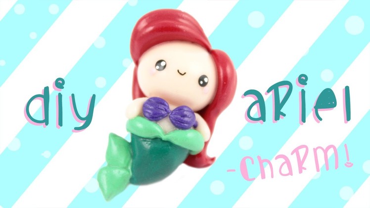 ♡ DIY Ariel Charm in Polymer Clay! ♡  | Kawaii Friday