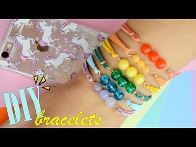DIY : arm rainbow bracelets [ SUMMER BRACELETS ]