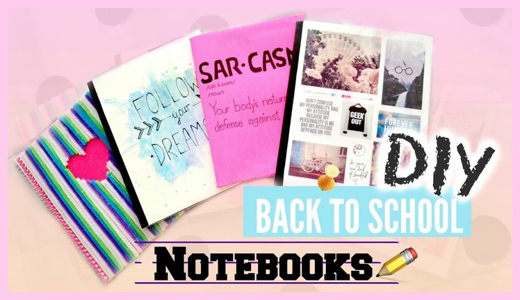 DIY Back To School Notebooks! | Ms. Craft Nerd