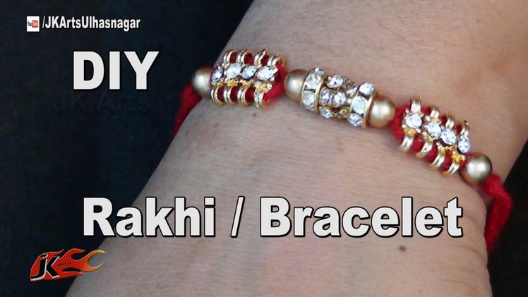 DIY Beads Rakhi. Bracelete | How to make | JK Arts 995