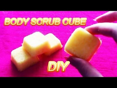 DIY: BODY SCRUB CUBE (3 INGREDIENTS)