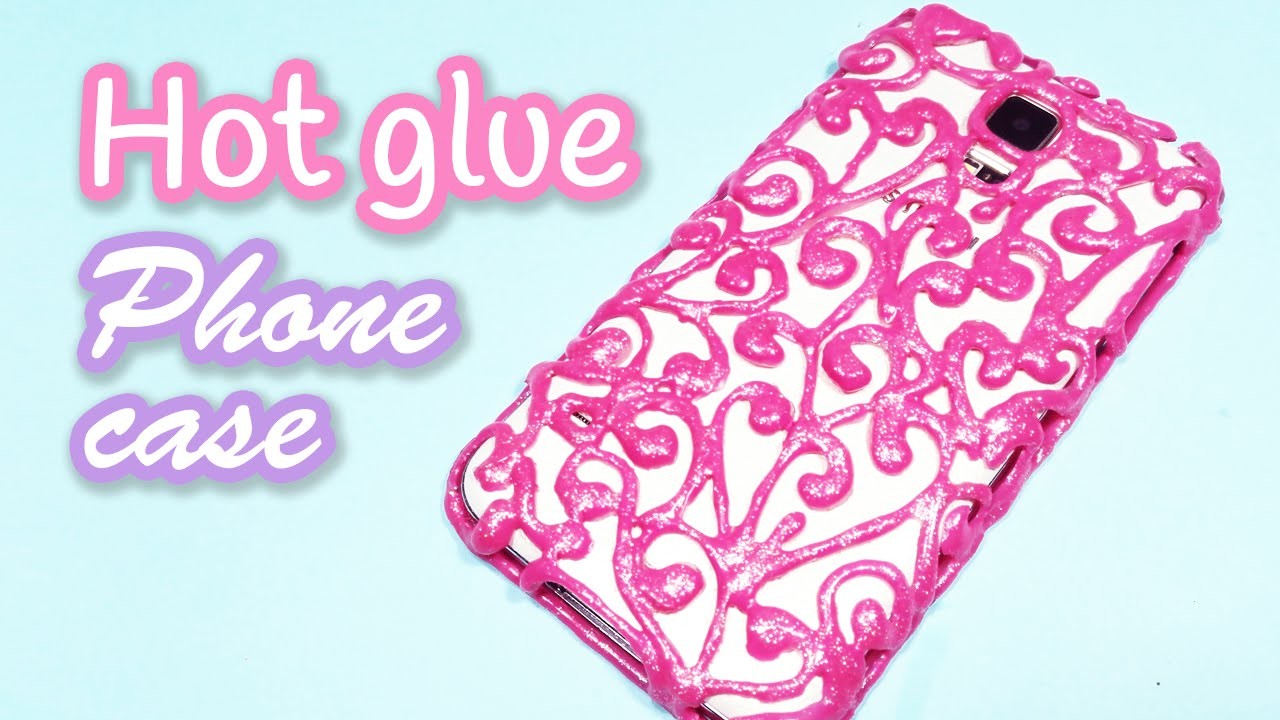 DIY crafts HOT GLUE PHONE CASE Innova Crafts