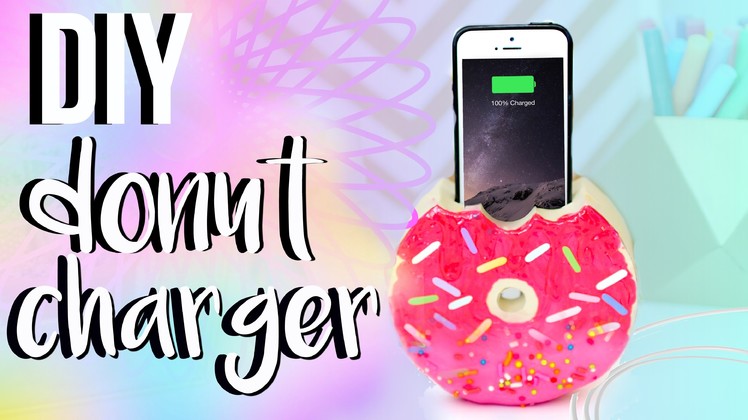 DIY Donut Phone Charger.Holder
