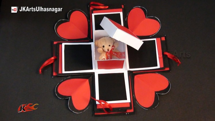 DIY Exploding Love Box Idea | JK Craft Ideas 089