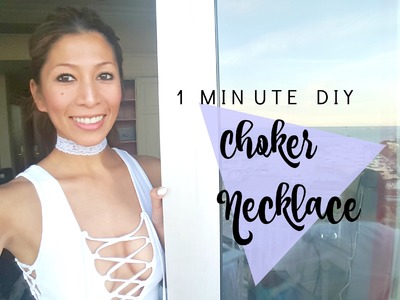 DIY Fabulous Choker Necklace - EASY & ONLY $2