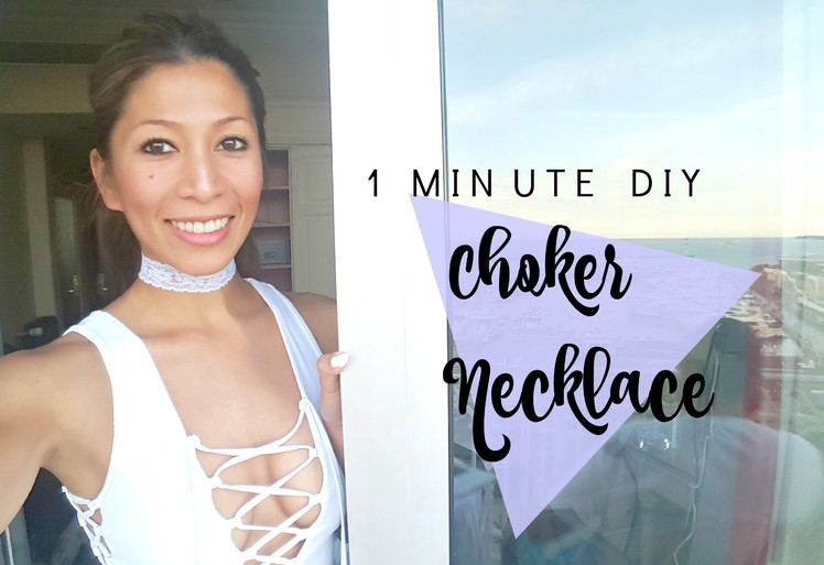 DIY Fabulous Choker Necklace - EASY & ONLY $2
