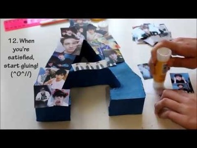 DIY.Gift Idea: Kpop Block Letter | vixxslight