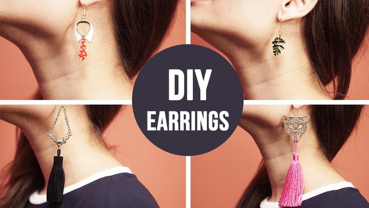 DIY : How To Make Earrings | EASY DIY Craft Tutorial