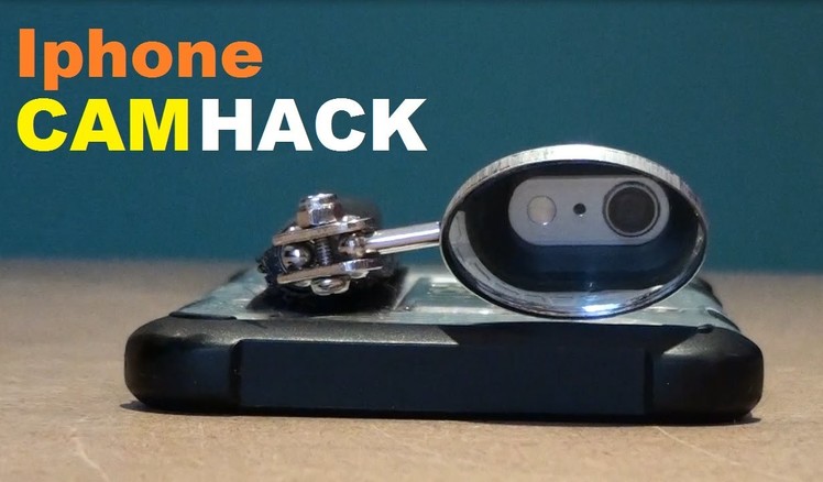 DIY Iphone spy Camera and flashlight Lifehack