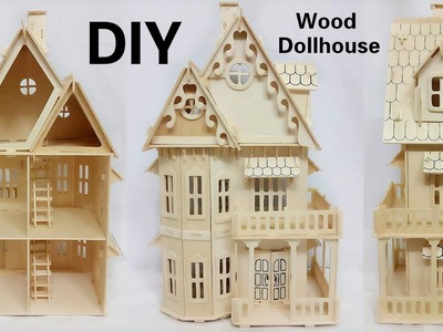 DIY Mini Dollhouse | DIY Wood Two Floor Dollhouse Construction