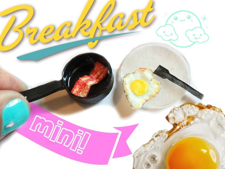 DIY Miniature frying pan and egg | Dollhouse crafts