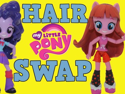 DIY My Little Pony Custom Twilight Sparkle Pinkie Pie Hair Swap