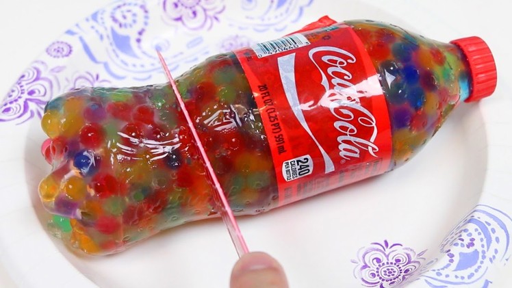 DIY Orbeez Coca Cola Gummy Bottle!