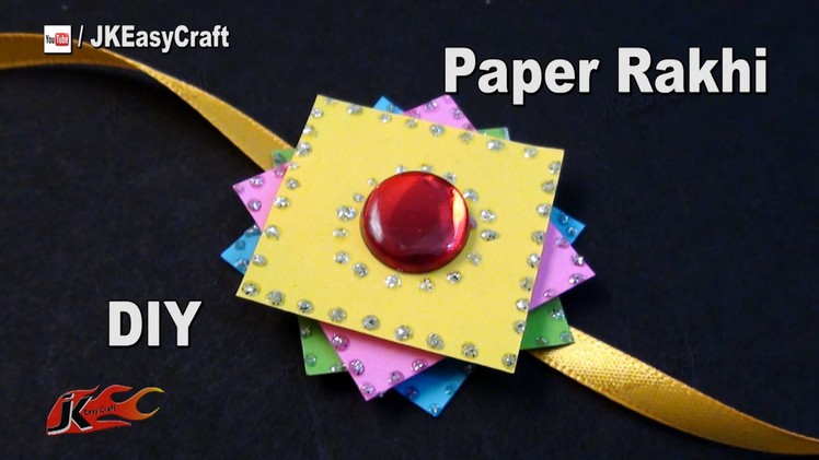 DIY Paper Rakhi for Raksha Bandhan | How to make | JK Easy Craft for kids 177