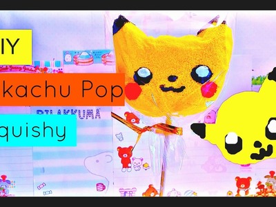 DIY Pikachu Lollipop Squishy
