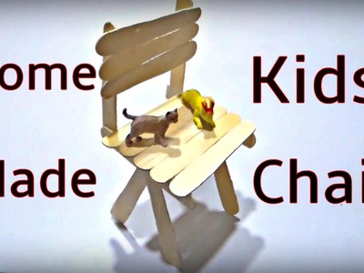 DIY - Popsicle Stick Chair - Craft For Kid - Hacks For Real Life