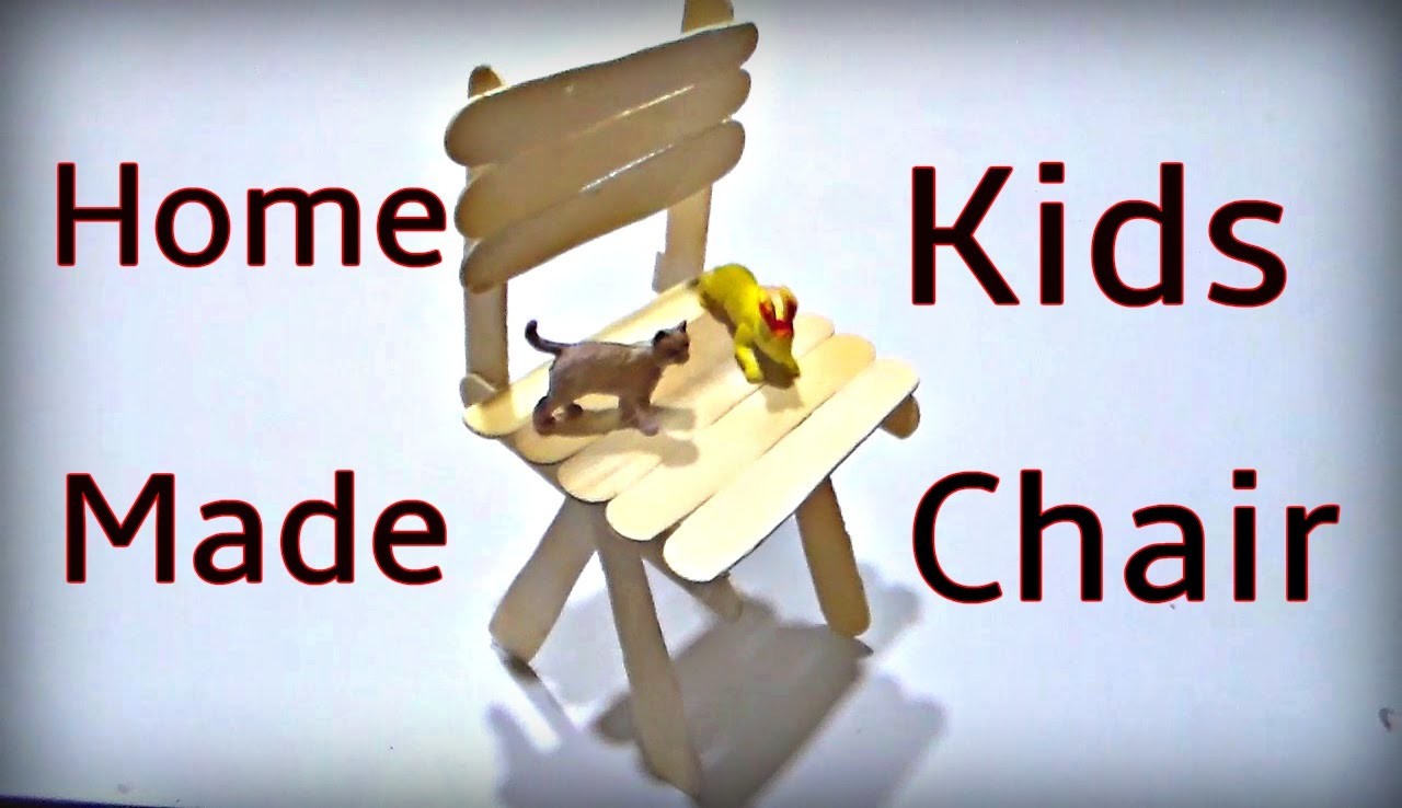 DIY - Popsicle Stick Chair - Craft For Kid - Hacks For Real Life