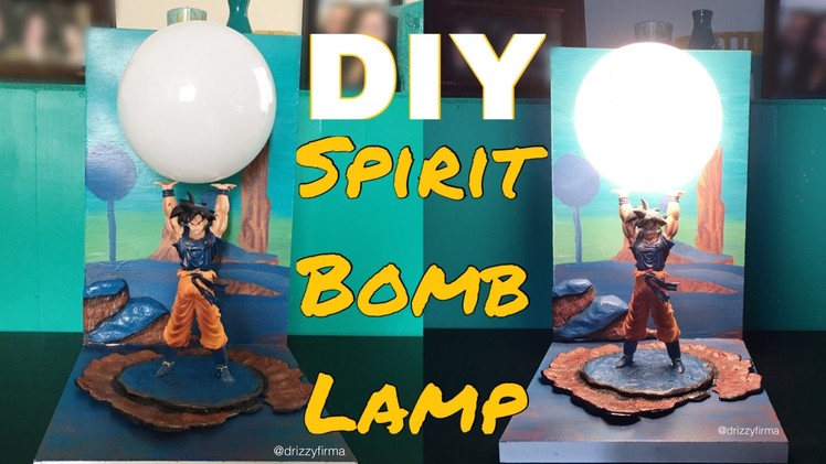 DIY Spirit Bomb Lamp (Dragon Ball Z) | SupersaiyaBuilds #2