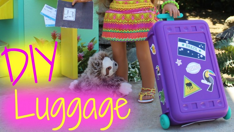 Doll Luggage Craft | DIY American Girl Doll