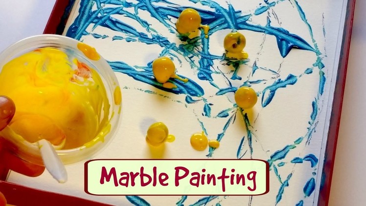 Fun Marble Painting for Kids - Easy Craft for Young Children