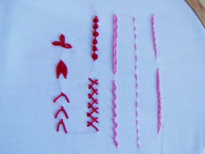 Hand Embroidery: Stitches for beginners
