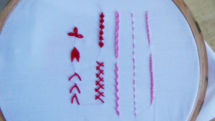 Hand Embroidery: Stitches for beginners