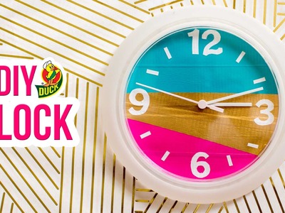 How to Craft a Duck Tape® Clock