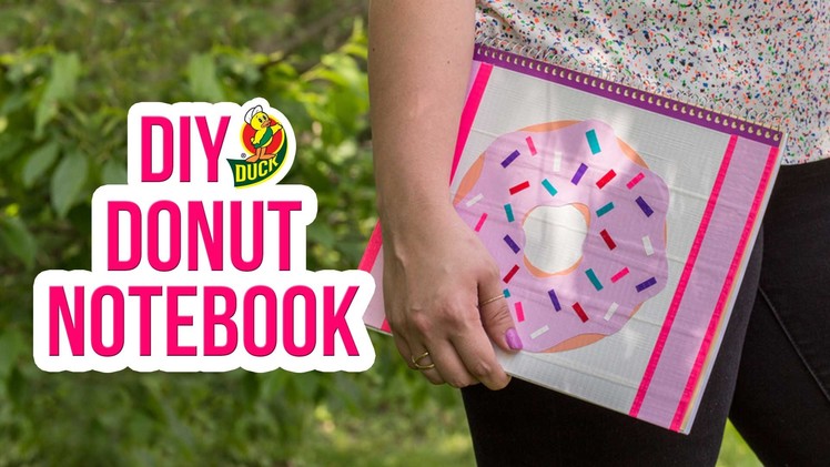 How to Craft a Duck Tape® Donut Notebook