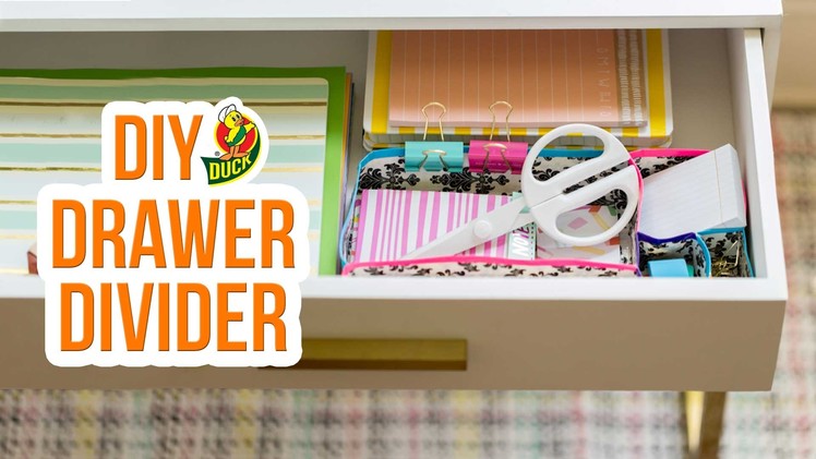 How to Craft a Duck Tape® Drawer Divider