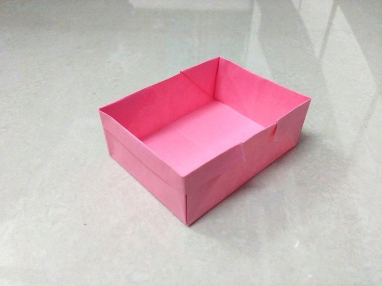 How to make an origami paper box - 5 | Origami. Paper Folding Craft, Videos and Tutorials.