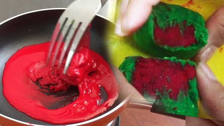 Let's Try to make Edible Slime from Cornstarch !! - Elieoops